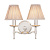 63656 Stanford Sienas lampa pulēts niķelis 2x40W E14  INTERIORS 1900