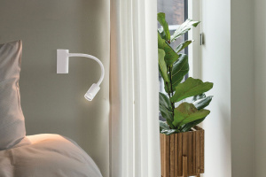 LED-KEPLER-BCO Sienas gaismeklis Kepler balts 3W 3000K 220lm Fan