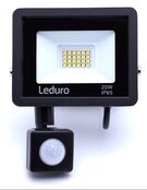 PRO 20 LED Prožektors ar sensoru IP65  20W 4500K 1850Lm 142x126x54mm LEDURO
