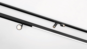 A4660221NT (scheme ref. TR48VSi2800) Sliede 48V+ind.light 2800-3000k melna Arkoslight