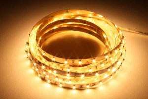 Led lenta 16W IP67 12V 60 led 1m silti balta 1490lm 3000K 2835 CRI90  RE