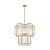 P0528-08A-V6AC Sergio Lustra mat.zelts/kristāla  8x40W E14 D560mm ZUMA
