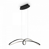MOD156PL-L52B4K griestu lampa Curve melna LED 2800lm 4000K Maytoni