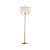 63620 stāvlampa Stanford vec.misiņš/bēšs kupols 2x40W E14 Interiors 1900