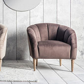 5055999244718 Tulip krēsls Mouse velvet Gallery Direct LB