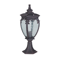 O414FL-01BZ āra stabiņs Fleur vec.bronza 1x60W E27 IP44 Maytoni