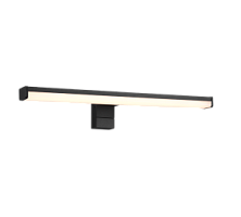 284114032 Lino sienas gaismeklis melns 7,5W LED 800lm IP44 L400mm TRIO