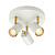 59931 GULL 1LT Потолочный светильник WHITE/GOLD 1x3.5W GU10 LED 2700K  LIGHTING BRANDS