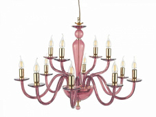 LP.PAGAN/12-BGN Lustra burgund. cristala PAGANINI D840mm H800mm 12x40W E14 Ondaluce