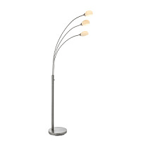 76567 stāvlampa Jaspa metēts niķelis/stikls 3 x 5W LED Endon
