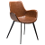 100690800 krēsls Hype brūna eko āda Dan-Form