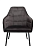 100801598 krēsls Embrace melns velvets/melnas kājas Dan-Form