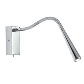 50605 sienas gaismeklis Madison hroms 1W LED 65lm 3000K Saxby