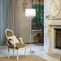068275 Opera PT1 stāvlampa ar kristāliem H1630mm D385mm 1x60W E27 Ideal LUX