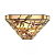 64024 sienas lampa Clemantis Tiffany stikls 1x40W E14 Interiors 1900