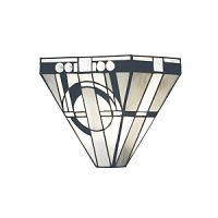 64267 sienas lampa Metropolitan Tiffany stikls 1x40W E14 Interiors 1900
