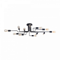 T532CL-12B Gilbert lustra melna 12x60W E27 D1230 IP20 Maytoni