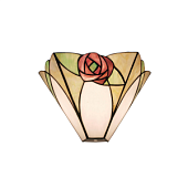 64186 sienas lampa Ingram Tiffany stikls1x40W E14 Interiors 1900