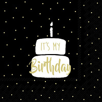 L 958279 salvetes It's My Birthday melnas/zelta 20gab IHR