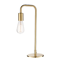 77117 galda lampa Rubens zelta 40W E27 Endon