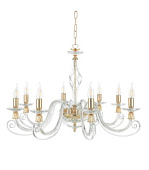LP.1306/8 Griestu gaismeklis zelta/caursp. stikls 8x40W E14 Ondaluce