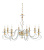 LP.1306/8 Griestu gaismeklis zelta/caursp. stikls 8x40W E14 Ondaluce