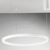 LED-HOOP-S60-BCO Griestu gaismeklis balts D60 3000K 4500lm 30W Fan