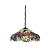 64325 griestu lampa Sullivan Tiffany stikls 1x60W E27 Interiors 1900