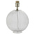 81896 galda lampa bez kupola Jemma stikls/niķelis 40W E27 Endon