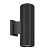 O419WL-02B āra sienas lampa Rando melna 2x60W E27 IP54 Maytoni