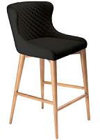 200250543 VETRO Krēsls koks/melns  velvets  Dan-Form