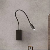 01-2755 Wallie  sienas gaismeklis melns LED3W+USB 3000K REDO