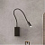 01-2755 Wallie sienas gaismeklis melns LED3W+USB 3000K REDO