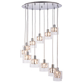 76518 griestu lampa Verina hroms/stikls 12 x 28W G9 Endon