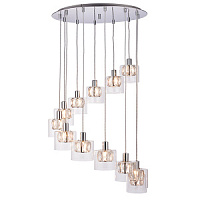 76518 griestu lampa Verina hroms/stikls 12 x 28W G9 Endon