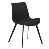 100690664 krēsls Hype melns audums/melnas kājas Dan-Form