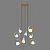 C3815180O griestu lampa Halo zelta 40W IP20 3000K 2960lm ACB