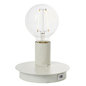 77991 galda/sienas lampa Joshua balta 40W E27 Endon