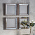 5055999245036 spogulis Bambra Square (4pk) W390 x D35 x H390mm GL