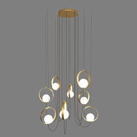 C3815180O griestu lampa Halo zelta 40W IP20 3000K 2960lm  ACB