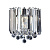 FARGO-WBCH sienas lampa Fargo hroms/akrils 2 x 60W E14 Endon