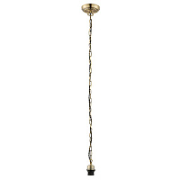 68835 bronzas armatūra ar vadu un patronu E27 H150-1600 D120 Lighting Brands