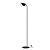 MOD126FL-01B stāvlampa Mollis melna 1x28W G9 Maytoni