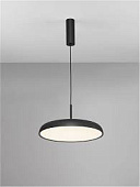 9005649 Linus griestu gaismeklis melns LED 38W Dim CCT 3000K SMD2835 D450mm NOVA LUCE