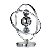 MUNI-TLCH galda lampa Muni hroms/stikls 7.7W LED 3000K 480lm Endon