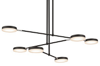 MOD070PL-L38B3K griestu lampa Fad melna LED 2200lm 3000K Maytoni