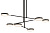 MOD070PL-L38B3K griestu lampa Fad melna LED 2200lm 3000K Maytoni