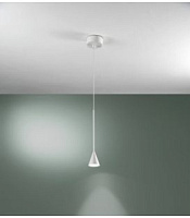 SO.LEX/B.CO griestu gaismeklis Lex balts D8cm LED 6W 300-600lm 3000K DIMM Ondaluce