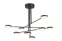 MOD070PL-L48B3K griestu lampa Fad melna LED 2300lm 3000K Maytoni