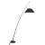 Z002FL-01B stāvlampa Campanula melna/asfalts/melns audums 1x60W E27 Maytoni